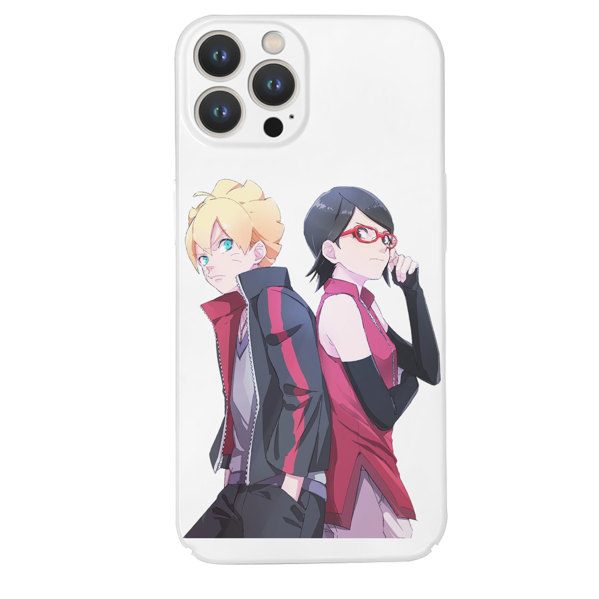 （画像用） NARUTO -ナルト- うちは サラダ Uchiha Sarada 【iPhone 14シリーズ対応】ハードケース